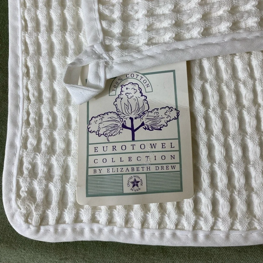 Eurotowel Collection washing mitt cloths 100% cotton by Elizabeth Drew OSK